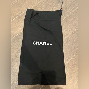 Chanel drawstring bag 21” by 11 1/2”